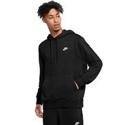 Nike CZ7857 M NSW Club Hoodie PO FT Sweatshirt Mens Black/Black/White 3XL