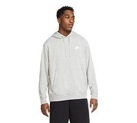 Nike CZ7857 M NSW Club Hoodie PO FT Sweatshirt Mens dk Grey Heather/Matte Silver/White XL