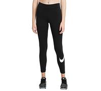 Nike CZ8530-010 W NSW ESSNTL LGGNG Swoosh MR Leggings Womens Black/(White) 2XL