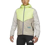 Nike CZ9054-736 M NK SF TRAIL WINDRUNNER JKT Jacket Hombre LT LEMON TWIST/MOON FOSSIL/COLLEGE GREY/(BRIGHT SPRUCE) Tamaño L
