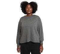 Nike CZ9182 W NY Core FRNCH TRRY FLC Top Sweatshirt Women's Black/htr/dk Smoke Grey XS