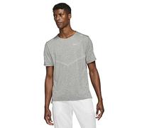 NIKE CZ9184-084 M NK DF Rise 365 SS Sweatshirt Men's Smoke Gray/Htr/Reflective Silv S-T
