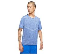 NIKE Camiseta funcional 'Rise 365' azul / blanco, Talla L
