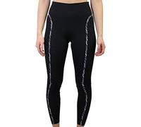 Nike CZ9210-010 W One Luxe ICNCLSH TGT Leggings Womens Black/Purple Chalk/(Clear) XS