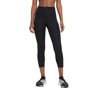 Nike CZ9238 W NK DF Fast Crop Leggings Women's Black/Reflective silv L