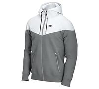Nike DA0001-084 M NSW SPE WVN LND WR HD JKT Jacket Men's SMOKE GREY/WHITE/SMOKE GREY/BLACK 3XL