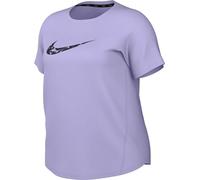 Nike Damen One Swsh Hbr Dri-fit Short-Sleeve Top Sudadera, Lilac Bloom/White, Medium para Mujer