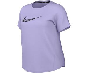 Nike Damen One Swsh Hbr Dri-fit Short-Sleeve Top Sudadera, Lilac Bloom/White, Medium para Mujer