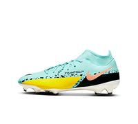 Nike DC0797-407 Nike Phantom GT2 Academy Dynamic Fit MG Sneaker Adult Glacier Ice/Black-Yellow Strike 42.5
