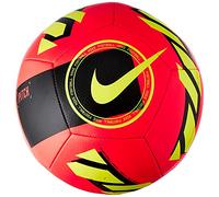 Nike DC2380 Nike Pitch Recreational Soccer Ball Unisex-Adult Bright Crimson/Black/Volt 3
