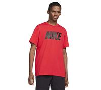 Nike DC5092 M NSW tee Icon Block T-Shirt Mens University Red/Black XL
