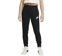 Nike DC7211-010 G NSW Club FT HW FTTD Pant Pants Girl'S Black/White Tamaño S