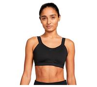 NIKE DD0430-010 W NK DF Alpha Bra Sports Bra Mujer Negro/Negro/Humo DK Gris/Humo DK Tamaño SA-C