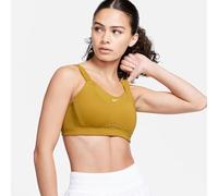 Nike DD0430-716 W NK DF Alpha Bra Sports Bra Mujer Bronzine/Bronzine/Bronzine/White Tamaño LA-B