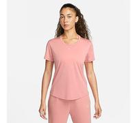 Nike DD0638-618 W NK One DF SS STD Top Sweatshirt Mujer Red Stardust/White Tamaño S