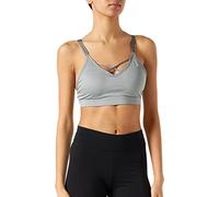 NIKE DD1066 W NY DF INDY STRAPPY BRA Sports bra women's particle grey/pure/platinum tint S