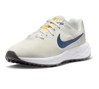 Nike DD1094-100 Nike Revolution 6 Sneaker, Masculino, Cumbre Blanco, Azul Difuso, Light Bone, EU 18.5