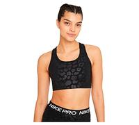 Nike DD1117 W NP DF SWSH LEPARD SHINE BRA Sports bra women's black/clear S