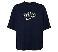 Nike DD1456-451 W NSW tee Boxy Nature T-Shirt Womens Obsidian XS