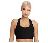 Nike DD3540 W NK DF SWSH Seamless Bra Sports Bra Women's Black/dk Smoke Grey S