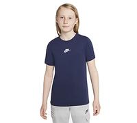 Nike DD4012 B NSW Repeat tee SS T-Shirt Boys Midnight Navy/Midnight Navy/White XS