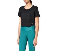 Nike DD4708 W NK One DF Breathe SS Top T-Shirt Women's Black/White XS