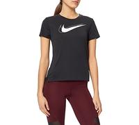 NIKE DD4898 W NK DF SWSH Run Top SS T-Shirt Women's Black/Reflective silv S