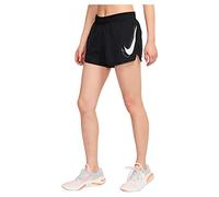 Nike DD4923 W NK DF SWSH Run Short Shorts Women's Black/Black/Reflective silv XS