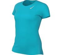 Nike DD5927-443 W NK Fast DF SS Top Sweatshirt Mujer Rapid Teal/Reflective SILV Tamaño S