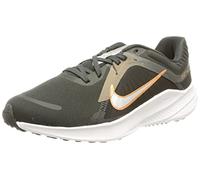 Nike Quest 5, Sneaker Mujer, DK Smoke Grey/Metallic Silver-Olive Grey, 38 EU
