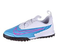 NIKE DD9557-446 JR Phantom GX Academy TF Sneaker Male Azul Báltico/Blast-White-Laser Blue EU 38.5