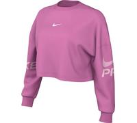 Nike DF FLC Crew TT Grx Sudadera para Mujer Playful Pink/Pink Foam/White M