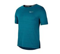 Nike DF Miler, Camiseta Hombre, Blustery/Reflective Silv, S