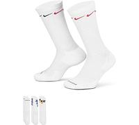 NIKE DH3822-902 Everyday Plus Cushioned Socks Unisex MULTI-COLOR M, Paquete de 3