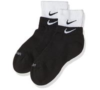 NIKE DH4058-011 Nike Everyday Plus Cushioned Socks Men's Black/White/Black S
