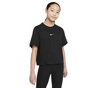 Nike DH5186 G NK DF One SS Top T-Shirt Girls Black/White XS