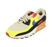 Nike DH8010-003 Wmns Air MAX 90 Mujer Light Bone/LT Ultramarine-Volt-BLAC EU 35.5