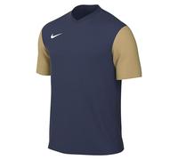 Nike DH8035-411 M NK DF Tiempo Prem II JSY SS T-Shirt Hombre Midnight Navy/Jersey Gold/White Tamaño S
