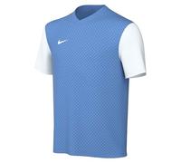 Nike Unisex Niños Camiseta de Fútbol de Manga Corta Y Nk Df Tiempo Prem II Jsy Ss, Azul y Blanco, DH8389-412, L