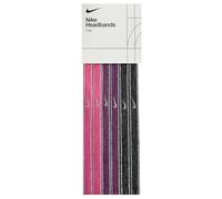 Nike Diademas estampadas/tira de silicona que agarra el cabello y mantiene la banda en su lugar, paquete de 6, unisex (6 unidades, impreso-14)