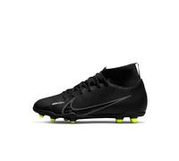 NIKE DJ5959-001 JR Superfly 9 Club FG/MG Sneaker Male Black/DK Smoke Grey-sumita de Tono Blanco EU 38.5