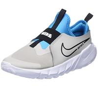 Nike DJ6040-008 Nike Flex Runner 2 Sneaker Male Lt Iron Ore/Black-Blue Lightning-White EU 35
