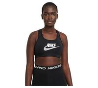 Nike DM0579 W NK DF SWSH CB Futura GX Bra Sports Bra Women's Black/White/Particle Grey XS