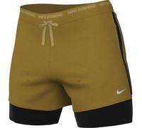 Nike DM4757-716 M NK DF Stride 5IN SHRT Hybrid Shorts Hombre Bronzine/Black/Buff Gold/Reflective Tamaño S