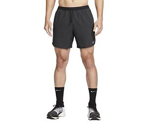 NIKE DM4761-010 M NK DF Stride 7IN BF SHRT T-Shirt Hombre Negro/Negro/Slicctive SilV Tamaño S