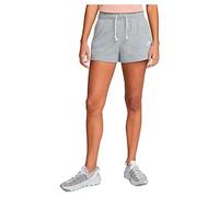 Nike DM6392-063 W NSW Gym VNTG PE Short Shorts Women's Dark Grey Heather/White M