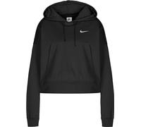 NIKE DM6417-010 W NSW JRSY OS PO Hoodie Sweatshirt Women's Black/White XL