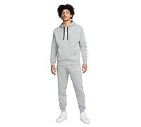 Nike M NK Club FLC GX HD TRK Suit Tracksuit, DK Grey Heather/White, XL Men's