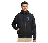 Nike DM6867-010 M NSW SPE+ WVN WR JKT MFTA Jacket Men's BLACK/WHITE 2XL