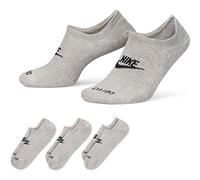 NIKE DN3314-063 Everyday Plus Cushioned Socks Unisex Dk Gray Heather/Black L